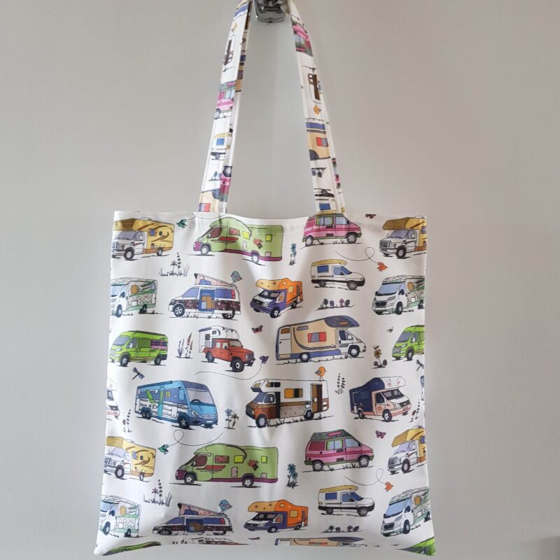 Motorhome Shopping / Shower Bag (White)