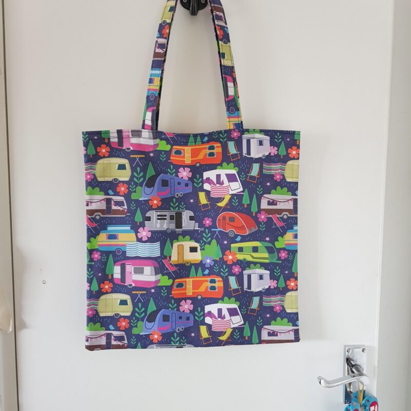 Caravan Shopping / Shower Bag (Dark Blue)