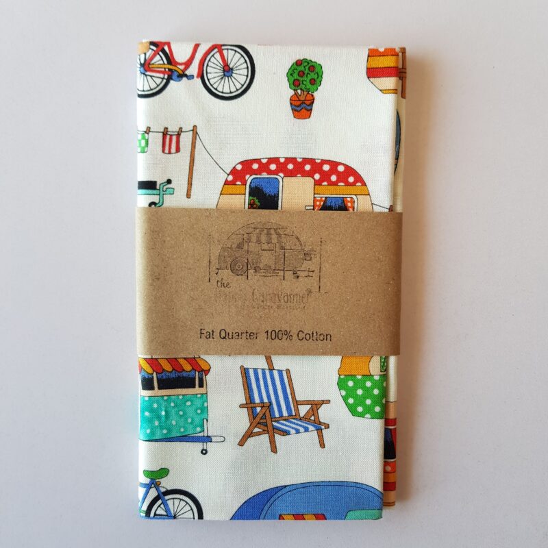 Retro Caravan Quilting Cotton (Fat Quarter)