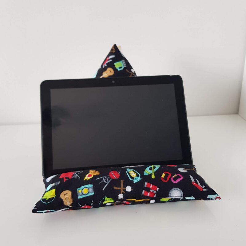 Outdoor Camping Tablet/ iPad/ eReader Holder / Bean Bag