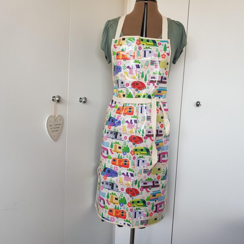 Caravan Oilcloth Apron (Cream)