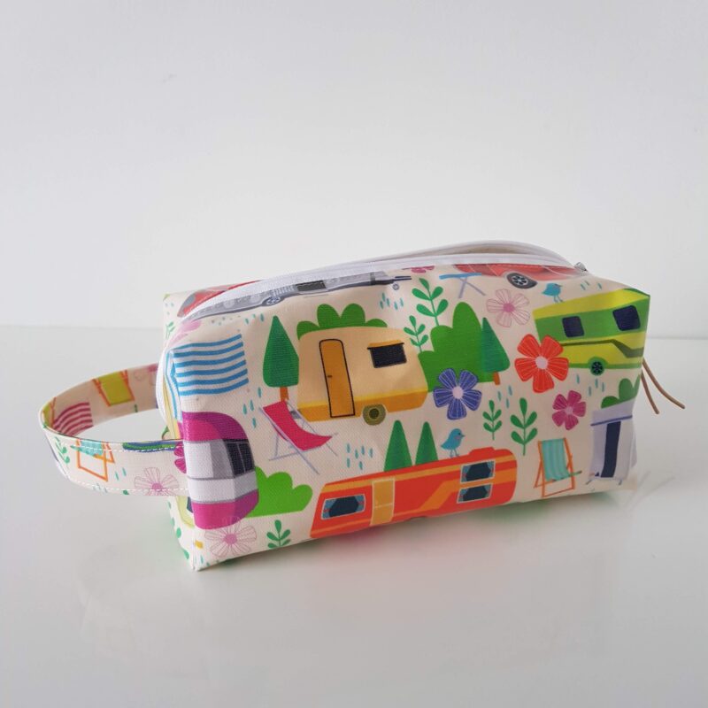 Caravan Oilcloth Box Bag