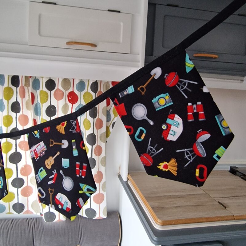Camping / Outdoor Activity Bunting (Black)