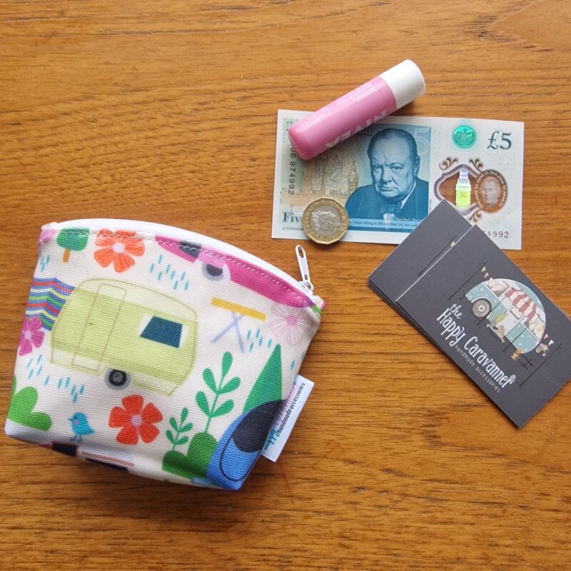 Caravan Coin and Card Purse (Cream)