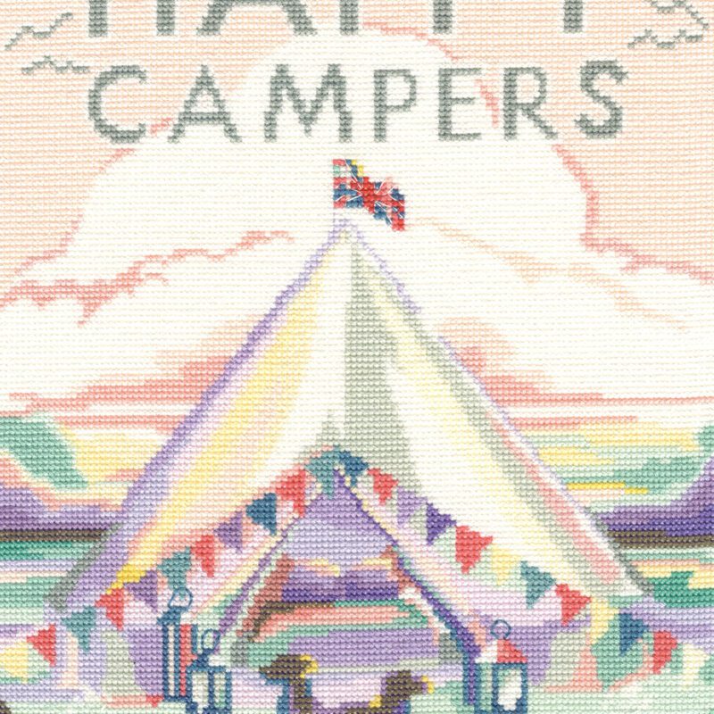 Bothy Threads Cross Stitch Kit - Vintage Camping