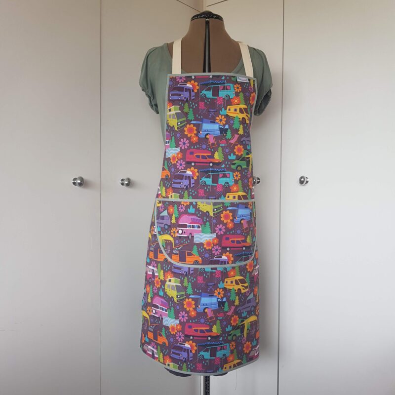 Campervan Apron (Aubergine)