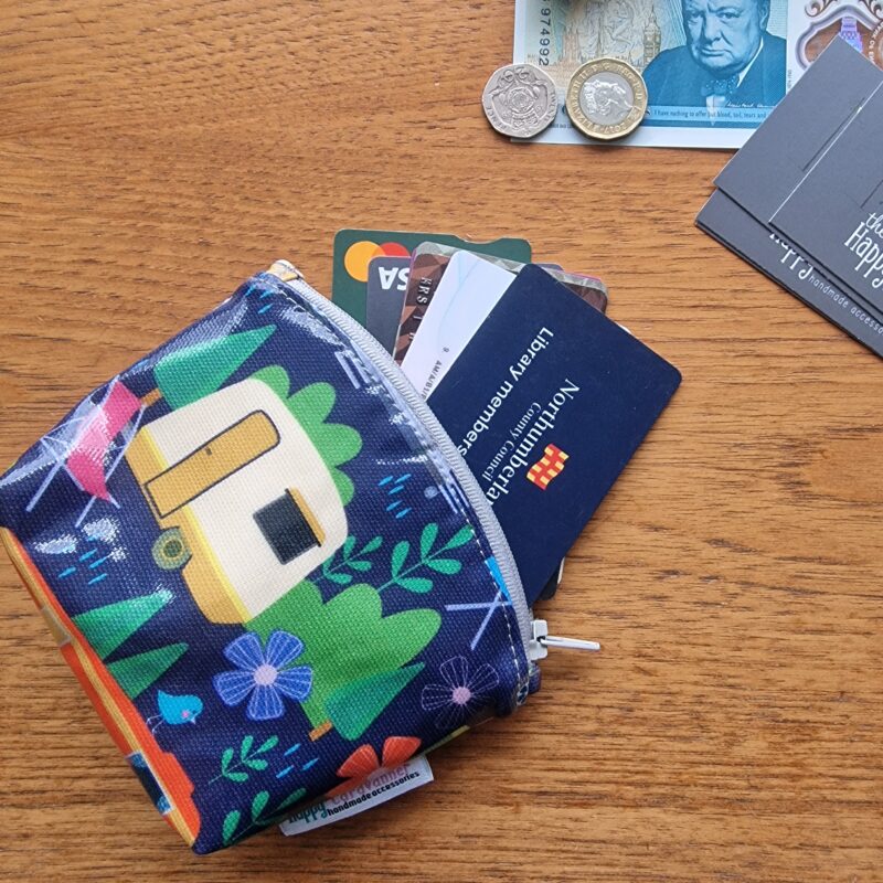 Caravan Coin and Card Purse (Dark Blue)