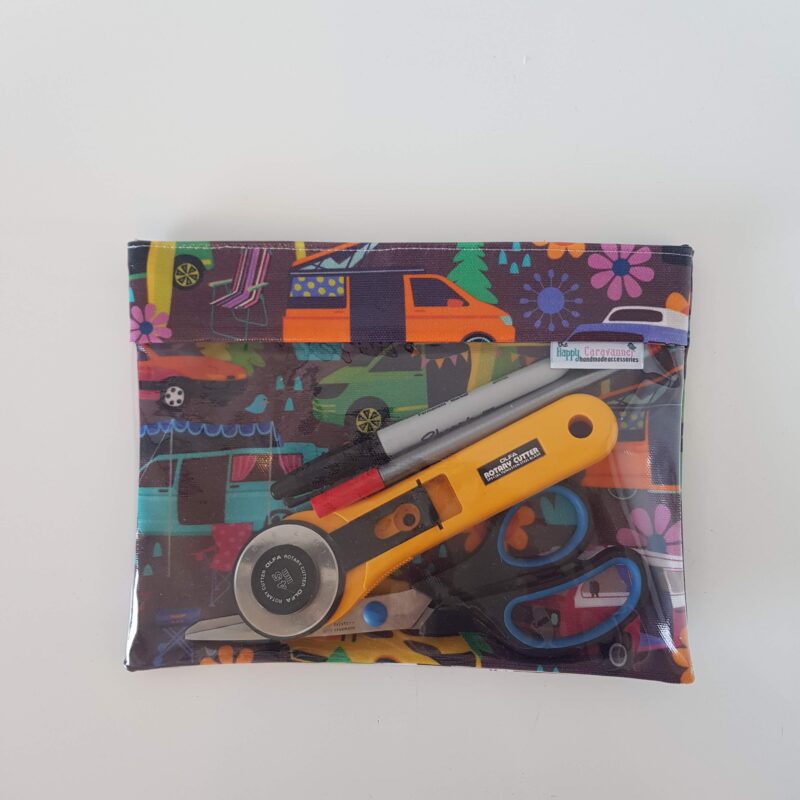 Campervan Clear Vinyl Pouch