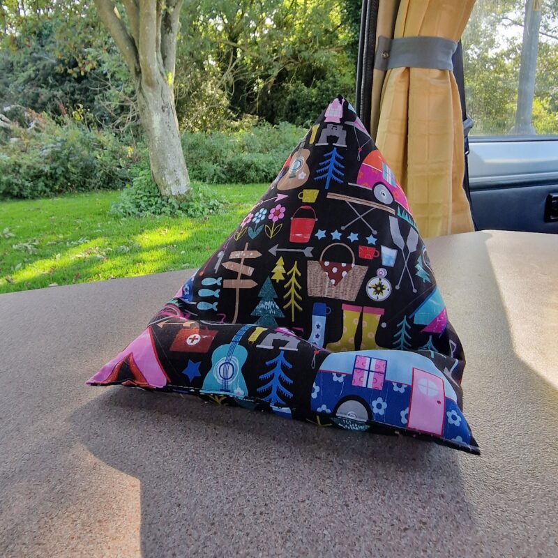 Caravan and Outdoor Activities Tablet Holder / iPad / eReader / Bean Bag (Black)