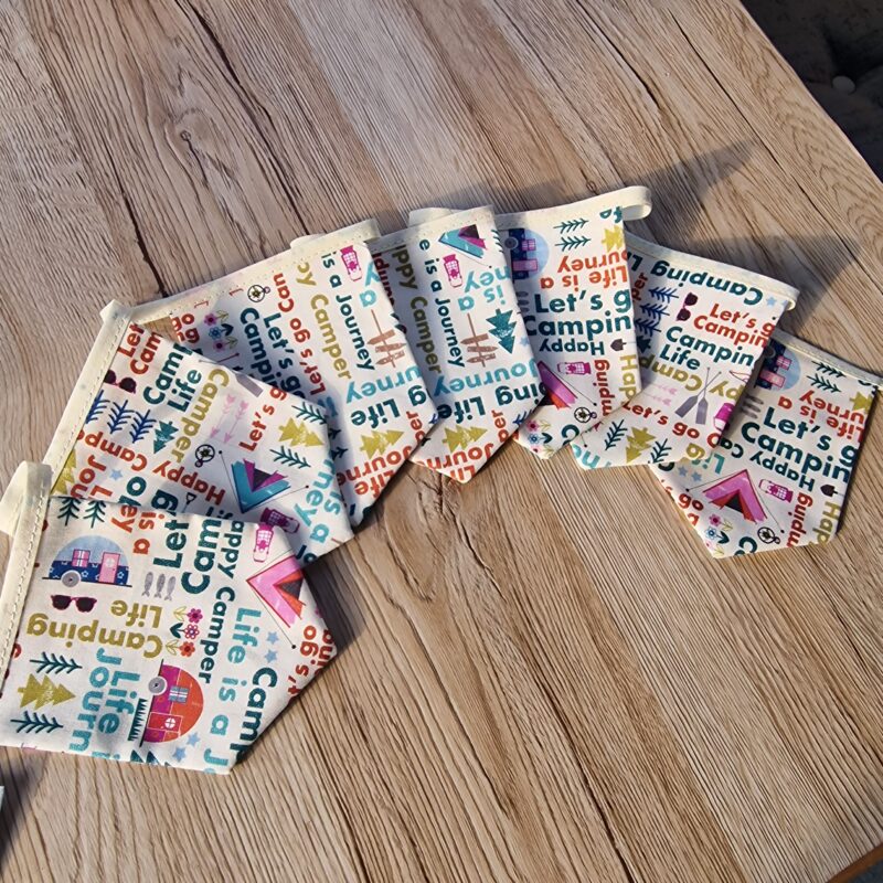 Camping and Caravanning Bunting