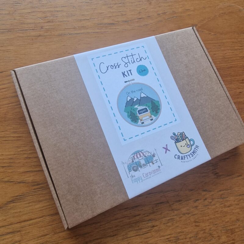 On The Road Again - Campervan Cross Stitch Kit