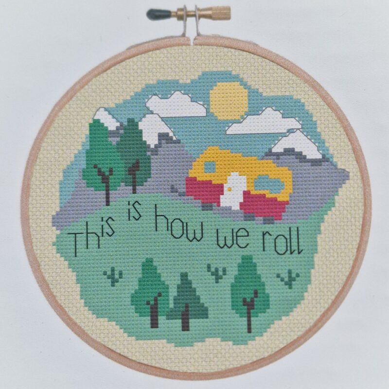 This Is How We Roll - Caravan Cross Stitch Kit